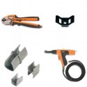 Cable management flanges