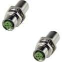 Circular connector, mounting (PCB)