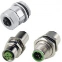 Circular connector, mounting (without cable)
