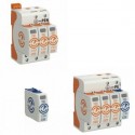 Combined arrester for power supply systems