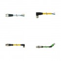 Connectors with cable
