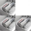 Cover strip (modular) for meter-/distribution board
