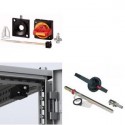 Door coupling handle for switchgear