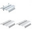 Drop-out plate for cable ladder