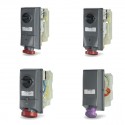 Interlocked switch socket outlets