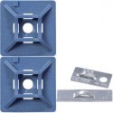 Mounting base and -element for cable ties