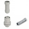 Mounting coupler for cable protection tubes for underground application