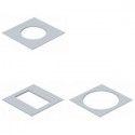 Mounting cover for underfloor draw-in box