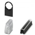 Mounting for labelling material