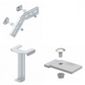 Mounting material for cable support system