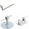 Roof conductor holder for lightning protection