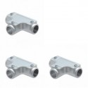 Tee/cross for installation tubes