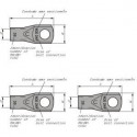 Tubular cable lug for copper conductors