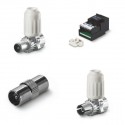 Components for TV and telephone installations
