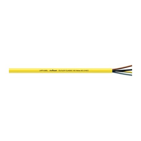 LAPP 0010400 0010400 ÖLFLEX CLASSIC 100 YELLOW 3G1,5 LAPP ÖLFLEX CLASSIC 100 YELLOW 3G1,5