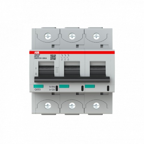 Abb 2CCG001222R0001 Int. aut. S803P-B125 3p 125A B 50kA