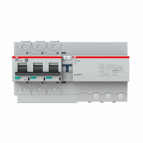 Abb 2CCG001315R0001 Int. Com. DS800 3p C125 A 50kA 0.3A