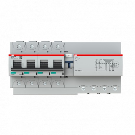 Abb 2CCG001320R0001 Int. Com. DS800 4p D125 A 50kA 0.3A