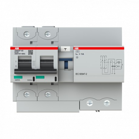 Abb 2CCG001324R0001 Int. Com. DS800 2p D125 AS 50kA 1A