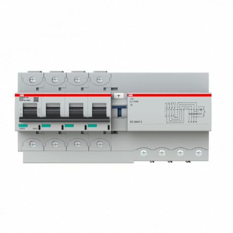 ABB 2CCG001326R0001 2CCG001326R0001 ABB Int. Com. DS800 4p B125 AS 50kA 0.3A