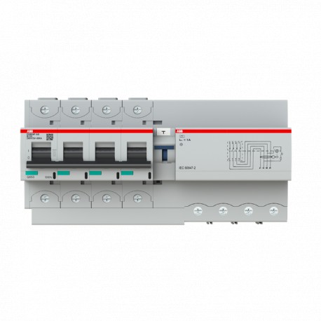Abb 2CCG001327R0001 Int. Com. DS800 4p B125 AS 50kA 1A
