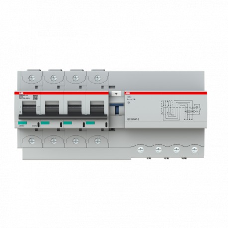 Abb 2CCG001331R0001 Int. Com. DS800 4p D125 AS 50kA 1A