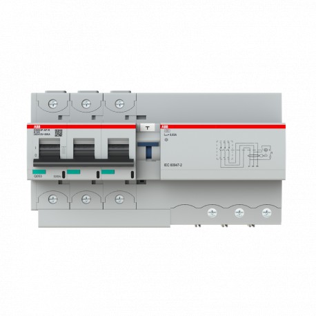 Abb 2CCG001345R0001 Int. Com. DS800 3p K125 A-APR 50kA 30mA