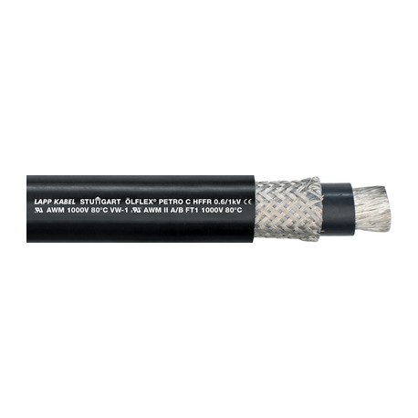 Lapp 0023254 ÖLFLEX PETRO C HFFR 4G1,5 BK LAPP ÖLFLEX PETRO C HFFR 4G1,5 BK
