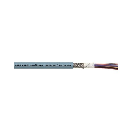 Lapp 0028896 UNITRONIC FD CP plus 18X0,25 LAPP Screened highly flexible data transmission cable with PUR outer sh..