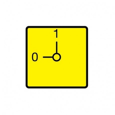 Eaton-moeller FS908GE-T0 Y7-3198 EATON ELECTRIC Front plate, emergency switching off, yellow, for T0