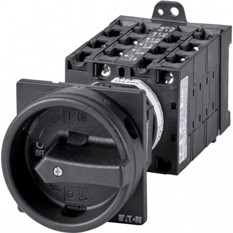 EATON - MOELLER T3-6-15168/V/SVB-SW T3-6-15168/V/SVB-SW 003230 Y7-3230 EATON ELECTRIC Main switch, 9-pole + 2 N/O + 1 N/C, 32 A, STOP function, ..