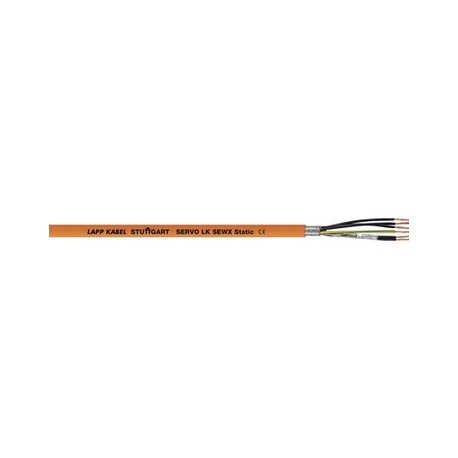 Lapp 0038060 SERVO LK SEWX STATIC 4G1,5+(3X1STD) LAPP Screened, low capacitive servo cable with PVC outer sheath ..