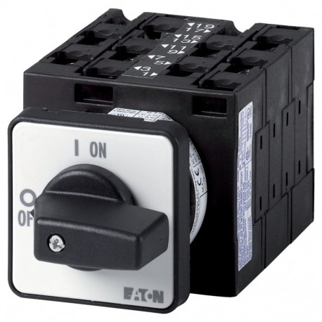 Eaton-moeller T3-5-15892/E Y7-4110 EATON ELECTRIC Star-delta switches, Contacts: 10, 32 A, front plate: B 0-Y-D, 60..