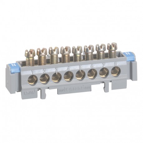 LEGRAND 004822 004822 LEGRAND TERMINAL BLOCK UNIVERSAL 8 OUTPUTS