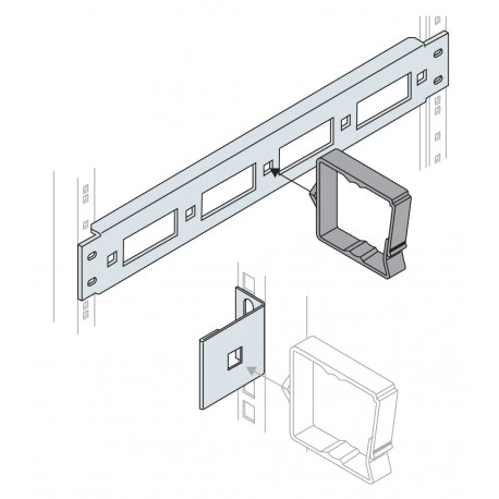 ABB EV0081 EV0081 ABB N° 5 SINGLE BRACKET CABLE RAIL