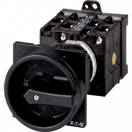 Eaton-moeller T3-2-8324/V/SVB-SW Y7-8775 EATON ELECTRIC Main switch, 4 pole, 32 A, STOP function, 90 °, rear mounti..