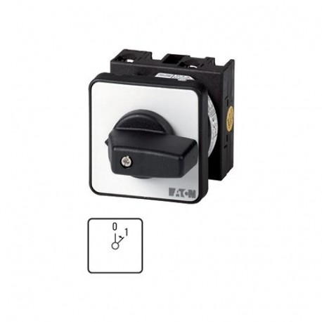Eaton-moeller T0-1-8204/E Y7-9482 EATON ELECTRIC On switches, Contacts: 1, 20 A, front plate: 0 1, 45 °, momentary,..