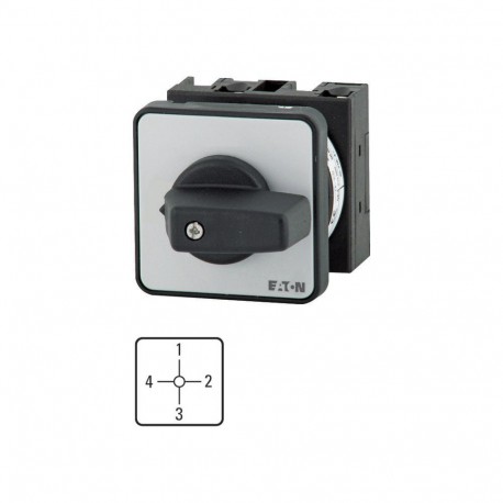 Eaton-moeller T0-1-8566/E Y7-9815 EATON ELECTRIC Series switches, Contacts: 2, 20 A, front plate: 4-1-2-3, 90 °, ma..