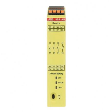 Abb 2TLA010050R0001 Sentry SSR10P Safety Relay Push-In