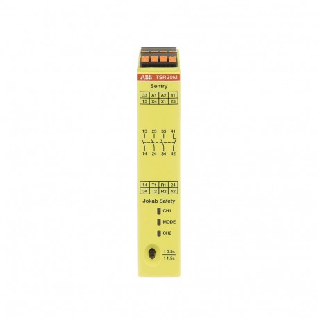 ABB 2TLA010061R0101 2TLA010061R0101 ABB Sentry TSR20MP Push-In Safety Relay
