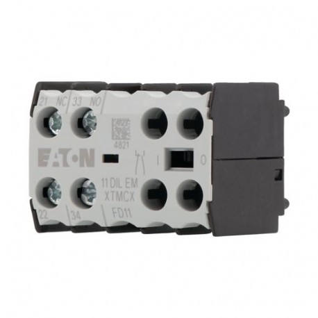 Eaton-moeller 11DILEM Y7-10080 EATON ELECTRIC Auxiliary contact, 1N/O+1N/C, surface mounting, screw connection