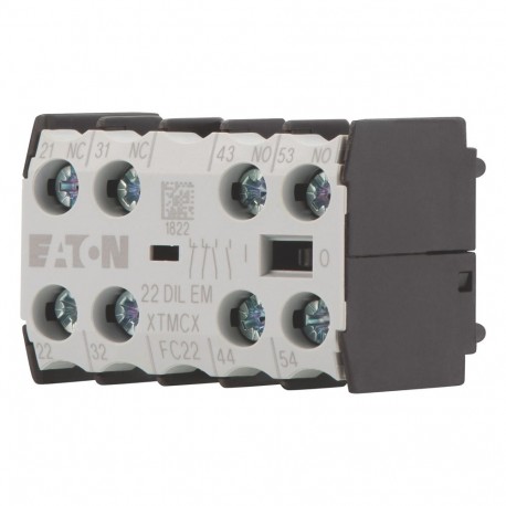 Eaton-moeller 22DILEM Y7-10112 EATON ELECTRIC Auxiliary contact, 2N/O+2N/C, surface mounting, screw connection