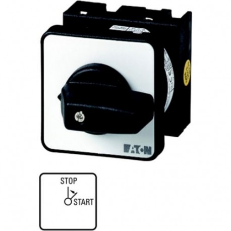 EATON - MOELLER T0-2-15313/E T0-2-15313/E 011334 Y7-11334 EATON ELECTRIC On switches, Contacts: 3, 20 A, front plate: STOP START, 45 °, m..