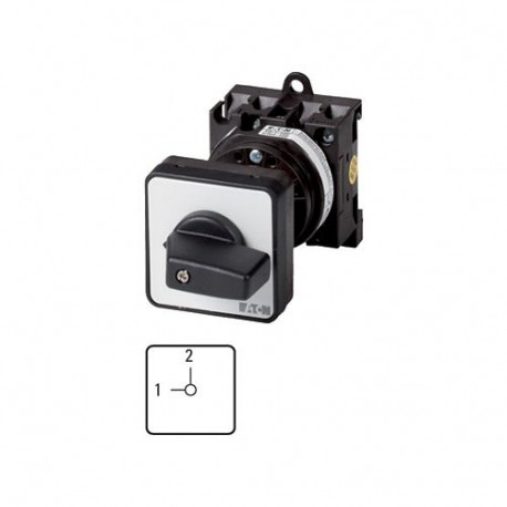 EATON - MOELLER T0-2-15442/Z T0-2-15442/Z 011403 Y7-11403 EATON ELECTRIC Changeoverswitches, Contacts: 4, 20 A, front plate: 1-2, 90 °, m..