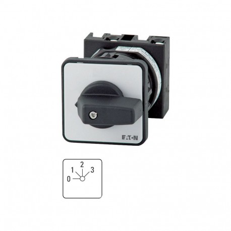 EATON - MOELLER T0-2-171/EZ T0-2-171/EZ 011503 Y7-11503 EATON ELECTRIC Step switches, Contacts: 3, 20 A, front plate: 0-3, 45 °, maintai..