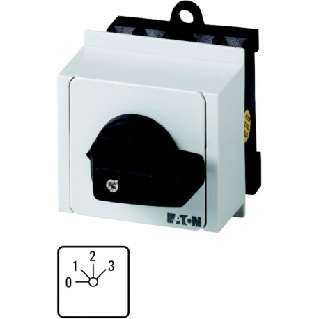 Eaton-moeller T0-2-171/IVS Y7-11506 EATON ELECTRIC Step switches, Contacts: 3, 20 A, front plate: 0-3, 45 °, mainta..