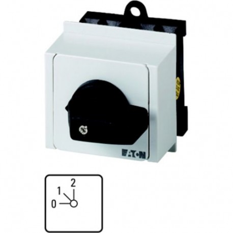 Eaton-moeller T0-2-8260/IVS Y7-11764 EATON ELECTRIC Step switches, Contacts: 4, 20 A, front plate: 0-2, 45 °, maint..