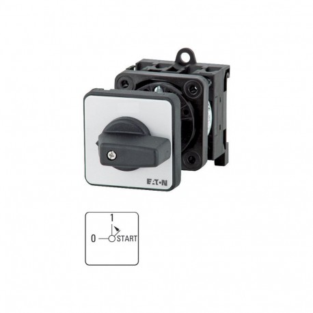 EATON - MOELLER T0-2-8425/Z T0-2-8425/Z 011828 Y7-11828 EATON ELECTRIC Auxiliary winding switch, Contacts: 3, 20 A, front plate: 0-1 STA..
