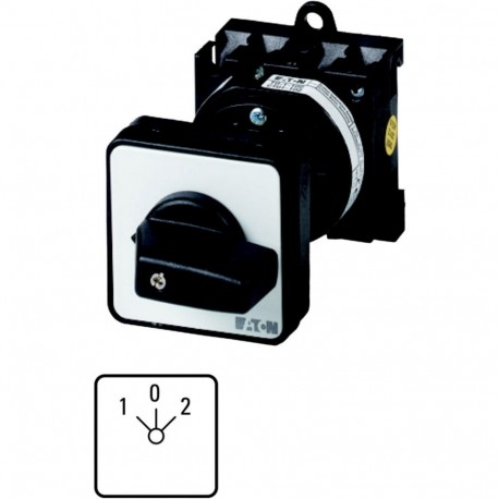 EATON - MOELLER T0-2-99/Z T0-2-99/Z 012253 Y7-12253 EATON ELECTRIC Spring-return switch, Contacts: 4, 20 A, front plate: START 2-0-1 S..