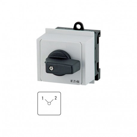 Eaton-moeller T0-3-115/IVS Y7-12258 EATON ELECTRIC Reversing switches, Contacts: 5, 20 A, front plate: 1-2, 90 °, m..